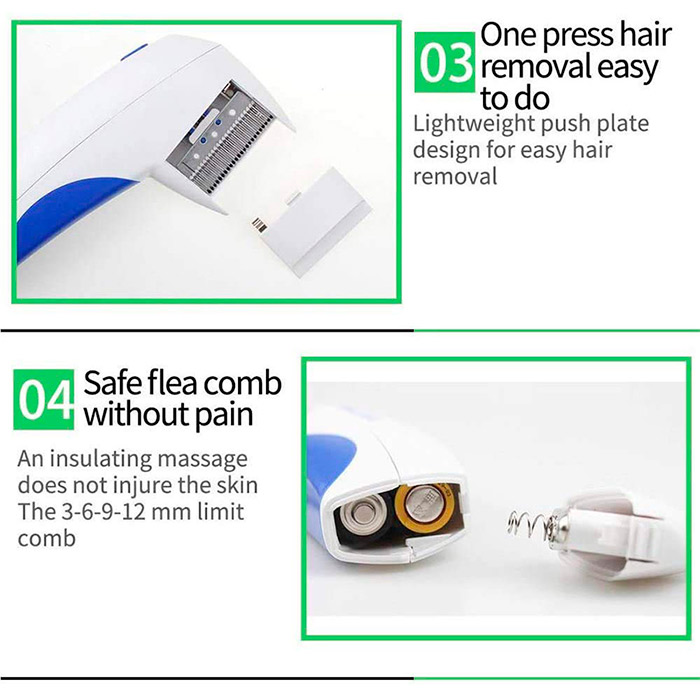 FleaComb, electric flea comb for flea removal and detangling - Image 6