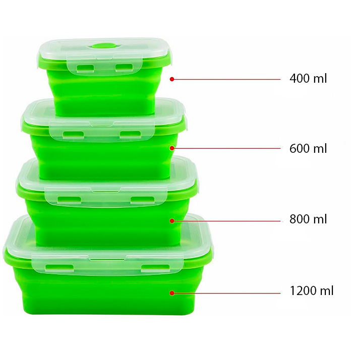 FlexiSet, set of food storage containers (4 pieces) - Image 2