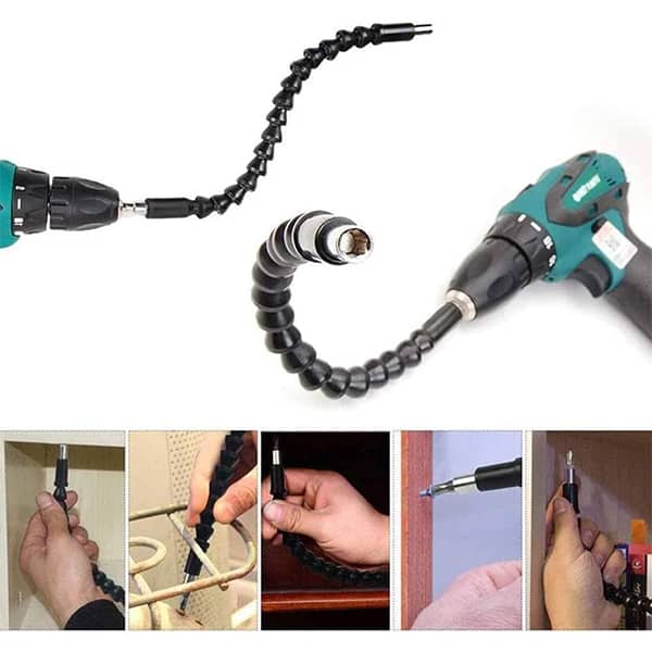 FlexyStar, flexible screwdriver bit for manual and electric screwdrivers + various adapters - Image 7