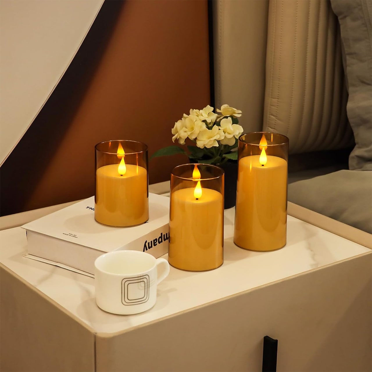 FlickCandles, set of elegant decorative candles (3 pieces) - Image 2
