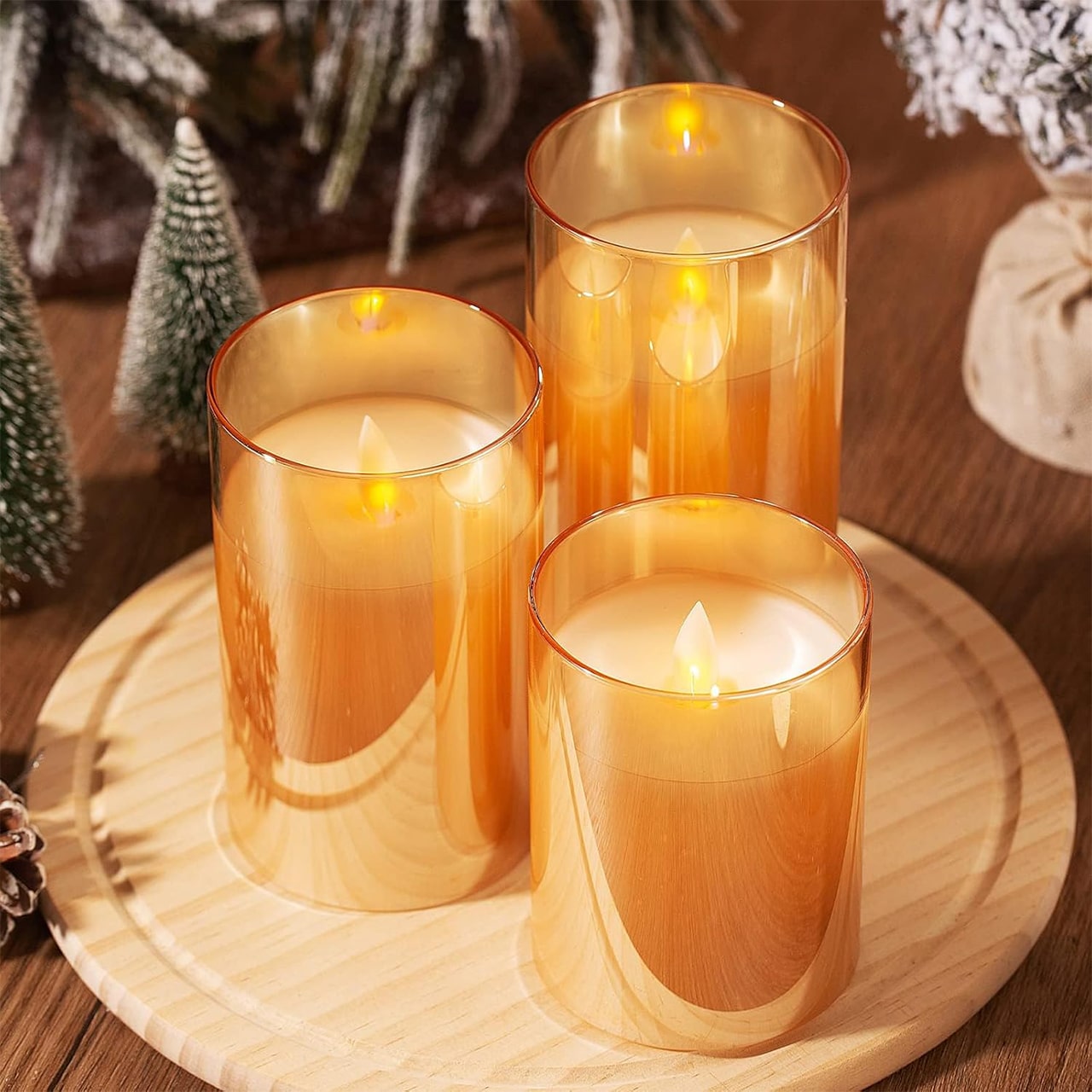 FlickCandles, set of elegant decorative candles (3 pieces) - Image 4