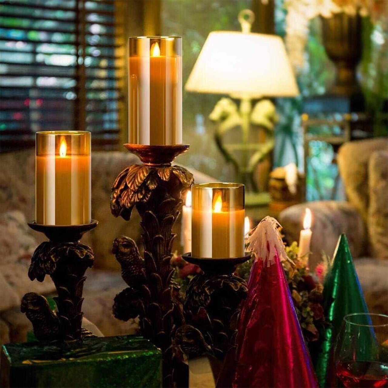 FlickCandles, set of elegant decorative candles (3 pieces) - Image 6