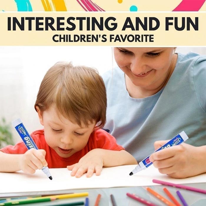 FloatPens, magic markers that draw cute little pictures floating on water - Image 5