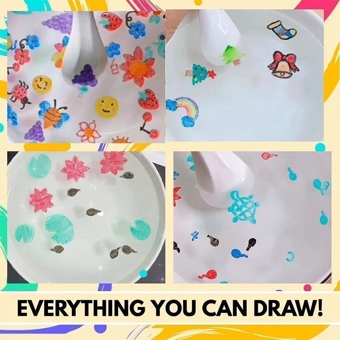 FloatPens, magic markers that draw cute little pictures floating on water - Image 7