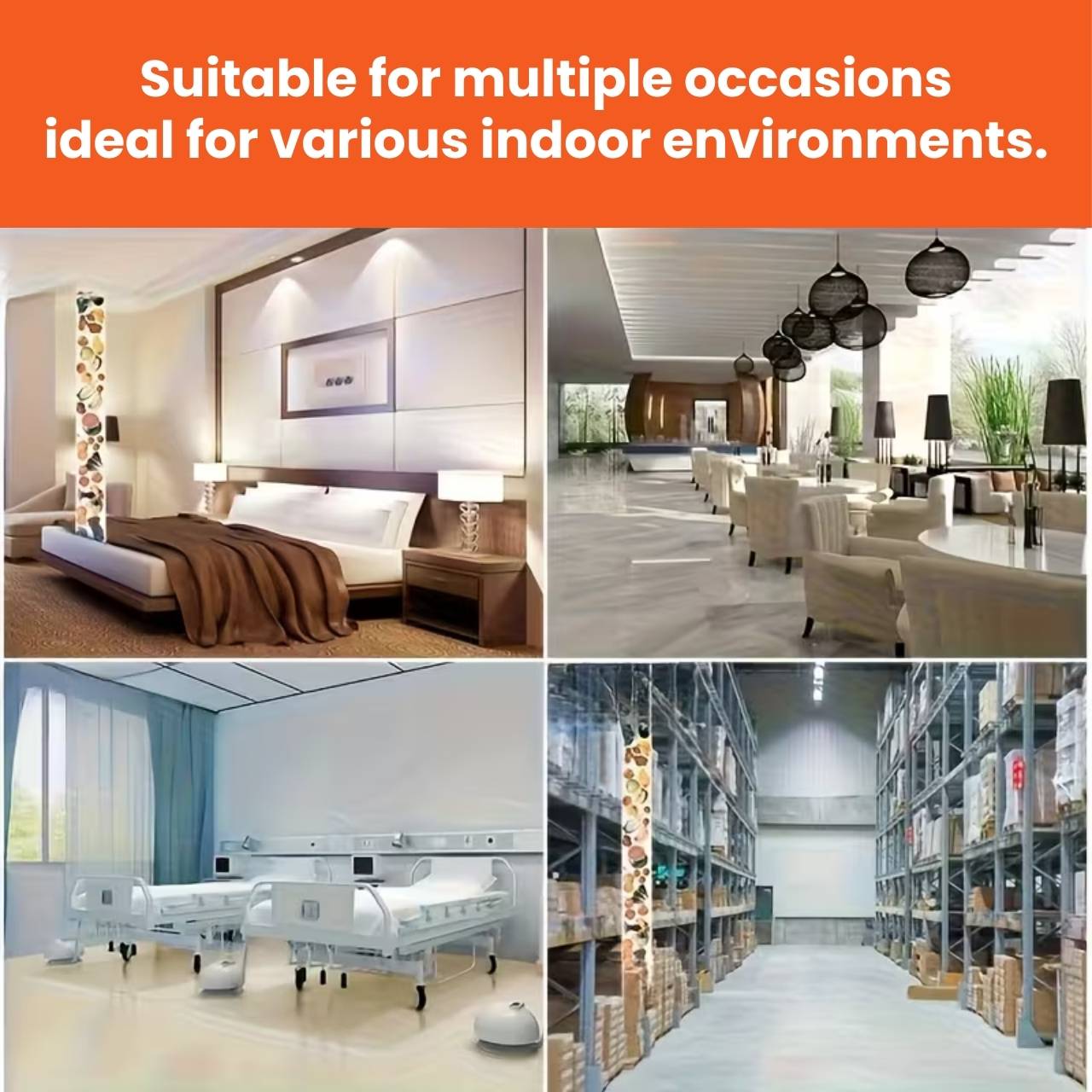A practical solution for interior spaces