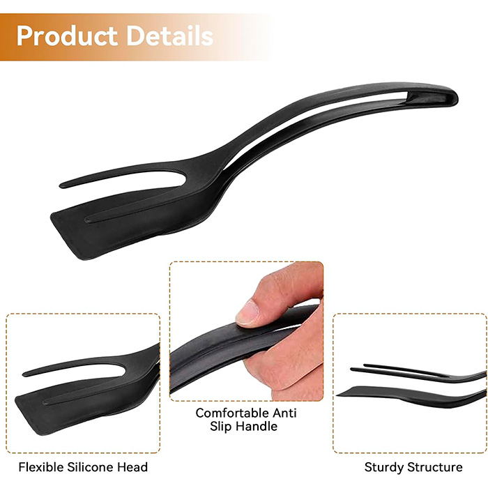 FoodClip Kitchen Spatula and tongs in one + FREE recipe e-book - Image 4