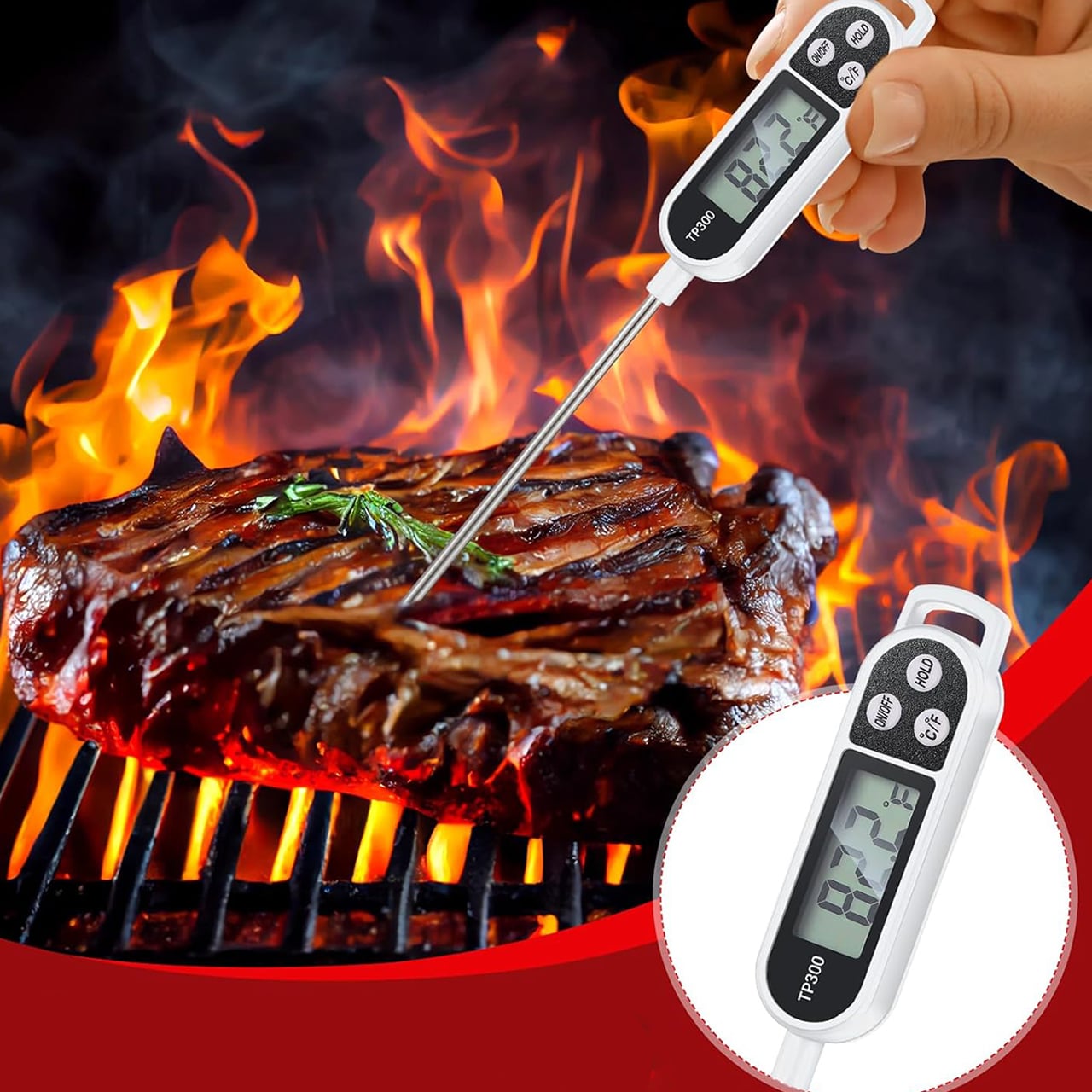 FoodMeter, an electronic digital thermometer for measuring food and liquid temperature - Image 3