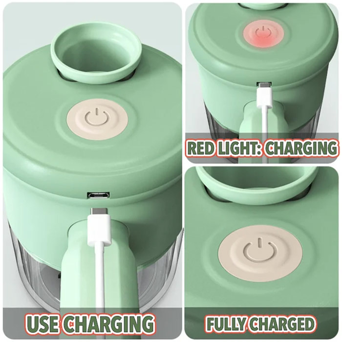 FoodProcessor, 5-piece kitchen set for chopping, slicing, peeling and cleaning - Image 4