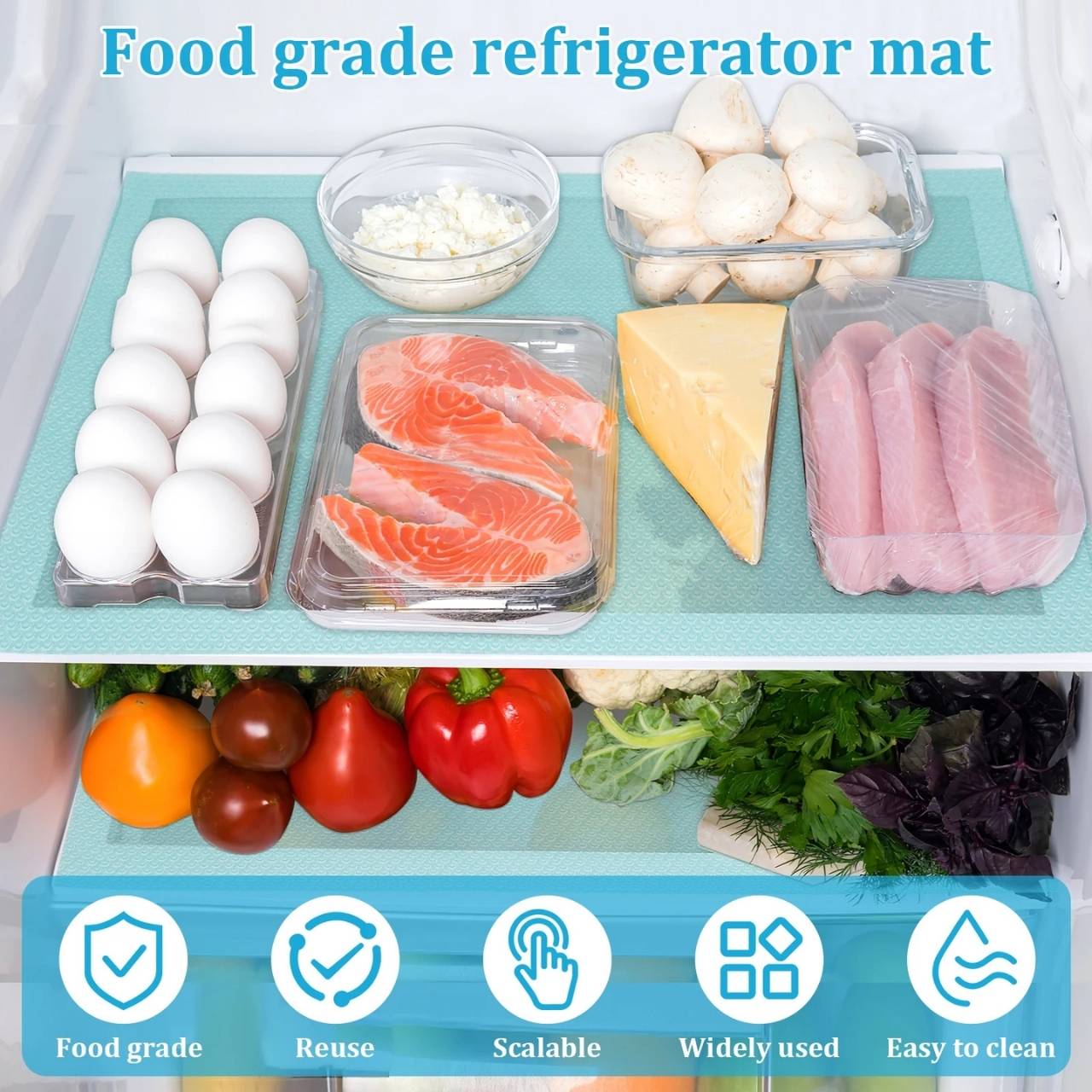 FreshLiner, fridge and shelf liner (12 pieces) - Image 4