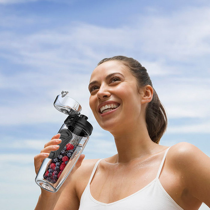 FruitBottle, water bottle with infuser for fruit, herbs or tea (1000 ml) - Image 6