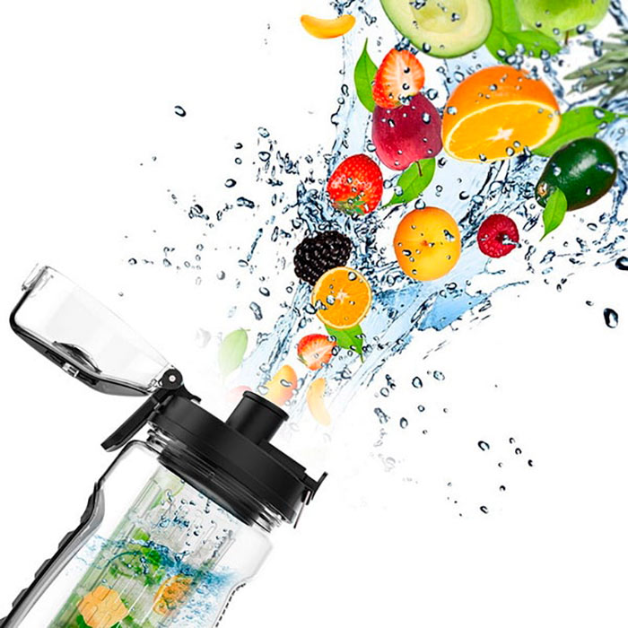 FruitBottle, water bottle with infuser for fruit, herbs or tea (1000 ml) - Image 9