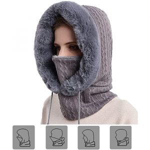 Knitted in 2 layers to protect against cold and wind