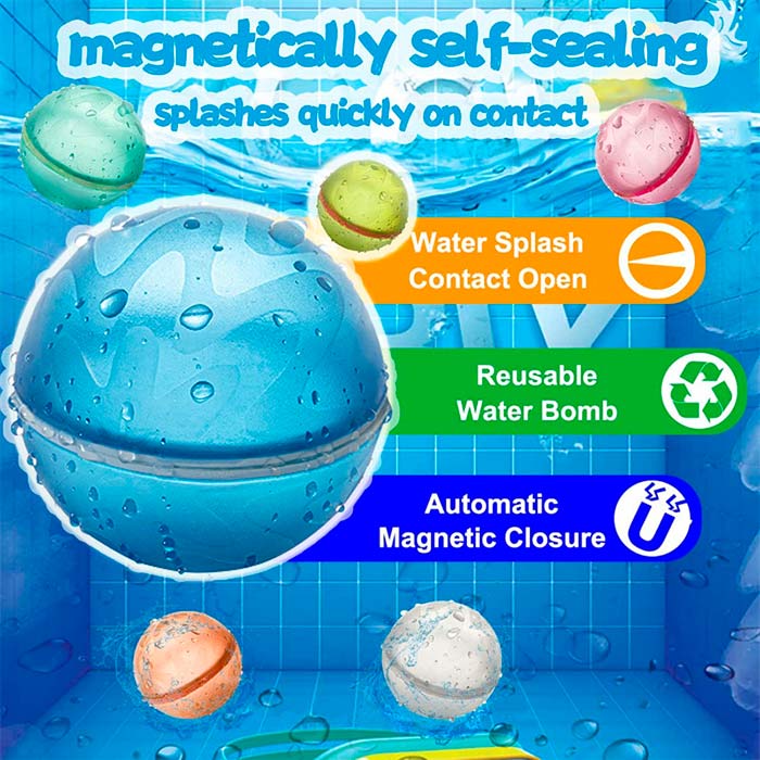 FunBallons, reusable water balloons (6 pieces) - Image 2