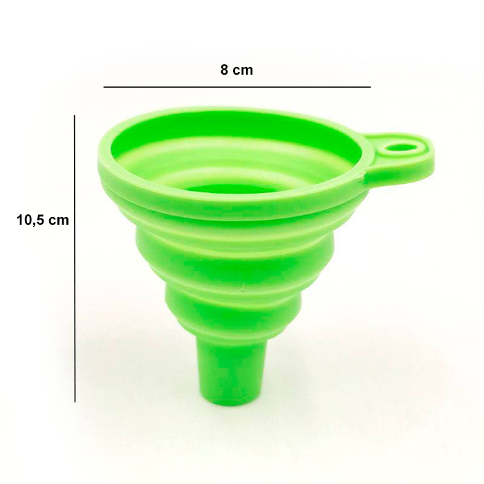 Funnel, a collapsible silicone funnel for dispensing liquids and other foods - Image 2