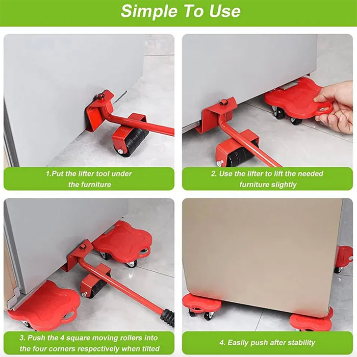 FurnitureMover, 15-piece set of furniture movers - Image 5
