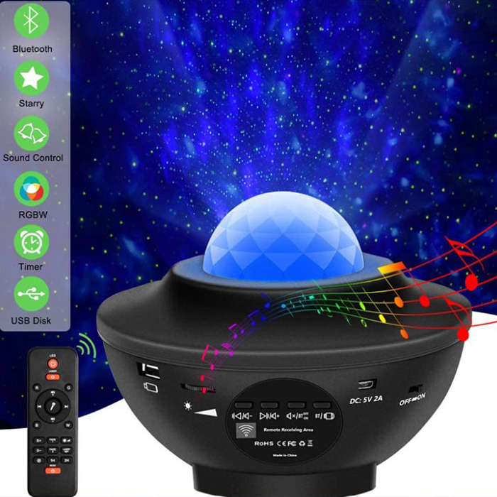 GalaxySky, speaker and star projector with remote control included - Image 7