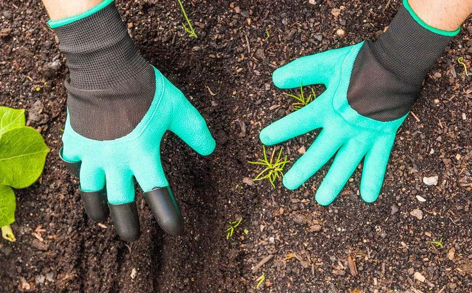 Fabric garden bed + FREE garden gloves with plastic claws - Image 5