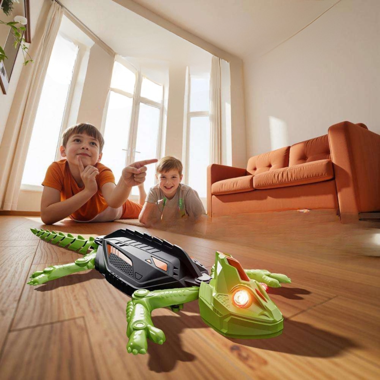 Gecko, a remote-controlled lizard that climbs on floors and walls - Image 4