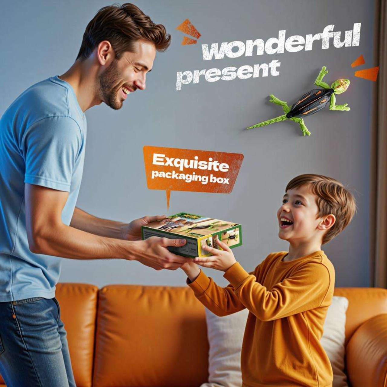 Gecko, a remote-controlled lizard that climbs on floors and walls - Image 6