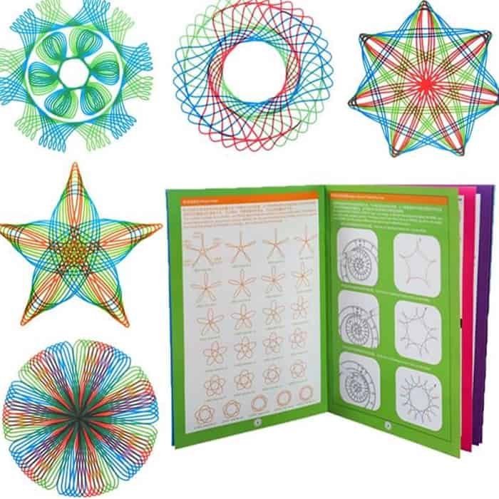 GeoArtKit, 27-piece geometric spirograph drawing set - Image 7