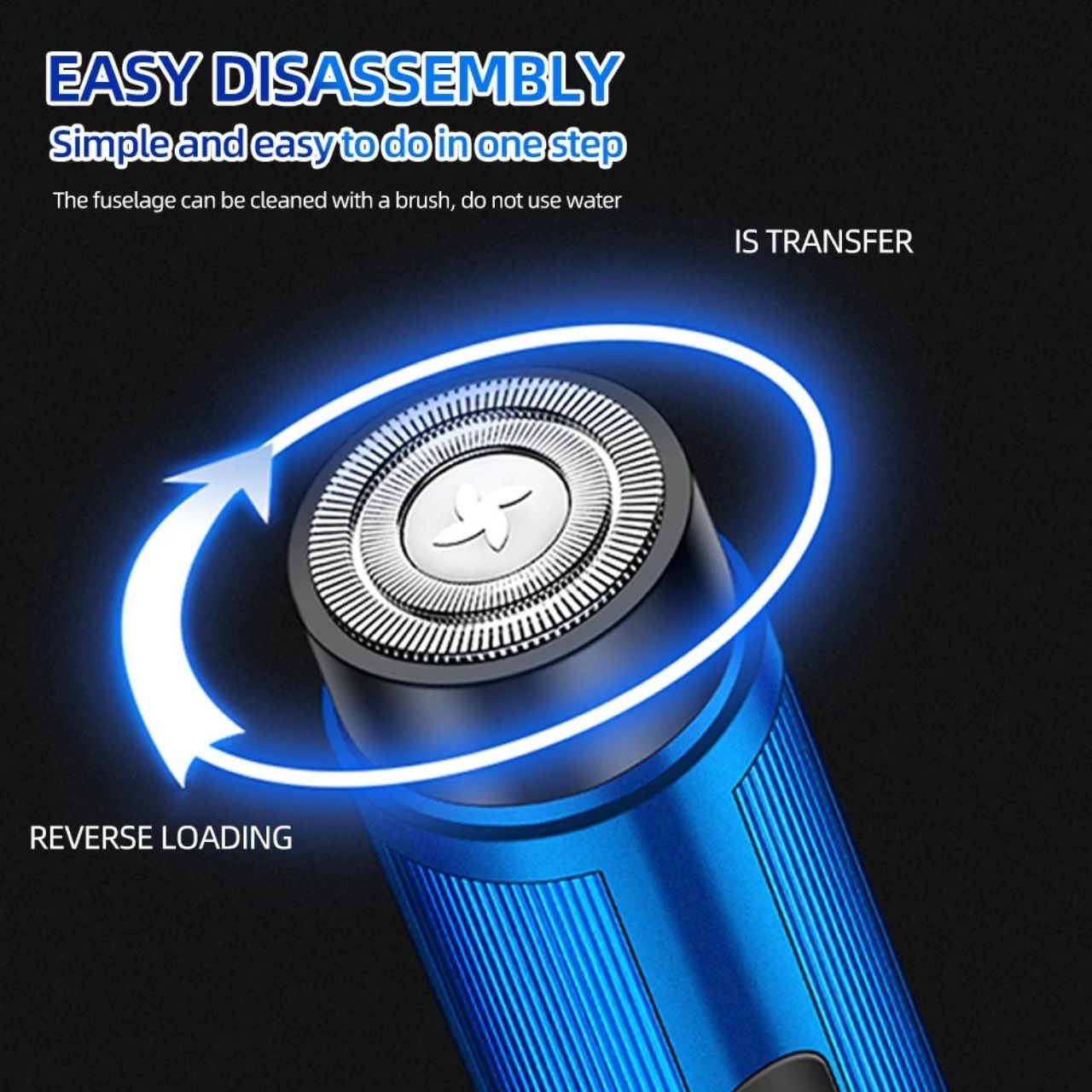 GlideShaver, electric shaver for wet and dry shaving - Image 7