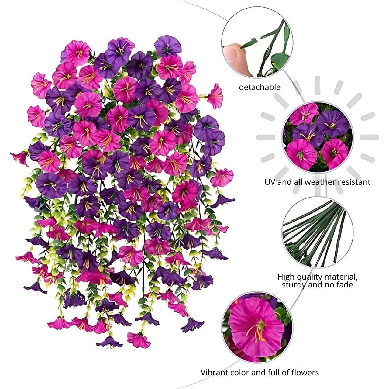 Glory, artificial hanging flowers - Image 10