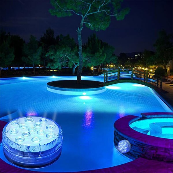 You'll control the lights with a handy remote control. With 1 click you will be able to change the colour or light performance of the lights.