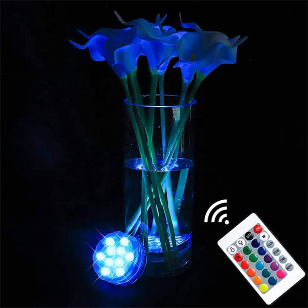 GlowWaterLights, 4 waterproof LED lights with remote control - Image 8
