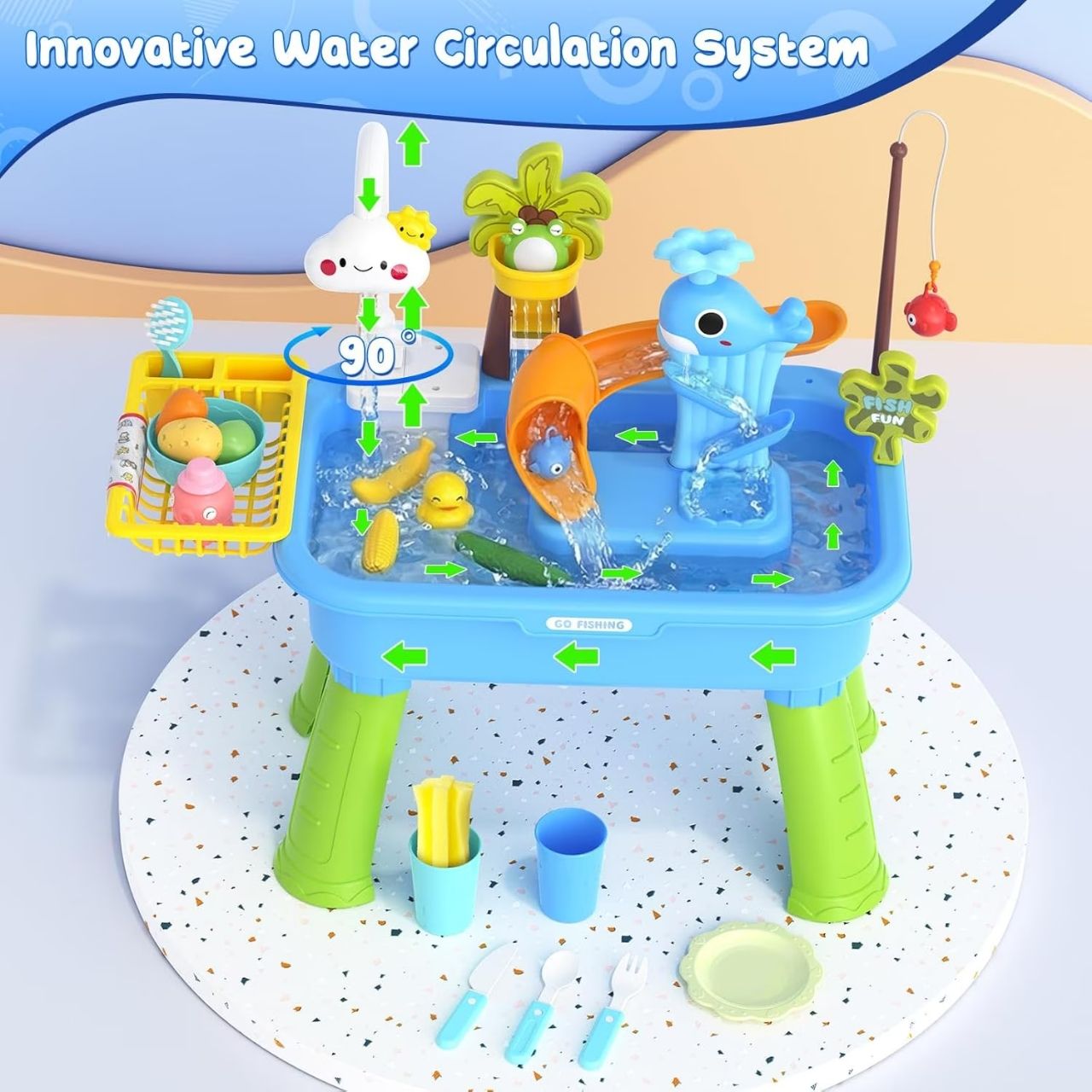 Children's water and sand table, GoFishing - Image 4