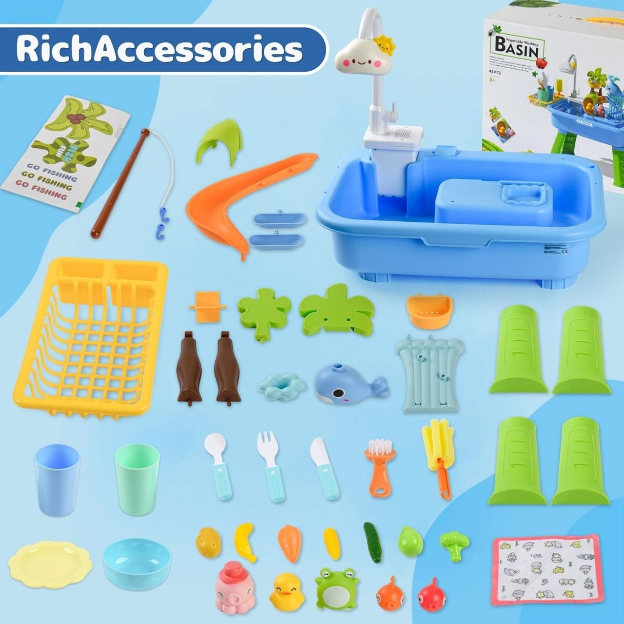 Children's water and sand table, GoFishing - Image 5