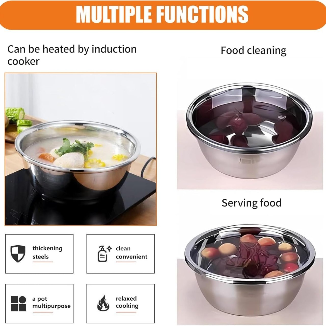 GraterBowl, 8-in-1 multi-purpose kitchen scraper with bowl - Image 4