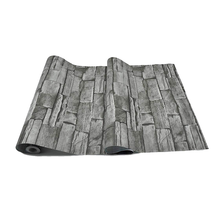 GreyBricks, self-adhesive wall stickers with 3D grey brick look - Image 2