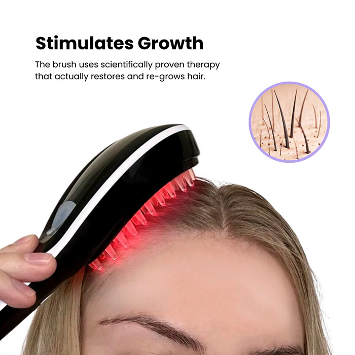 GrowthBrush, 4 in 1 therapeutic hair brush - Image 3