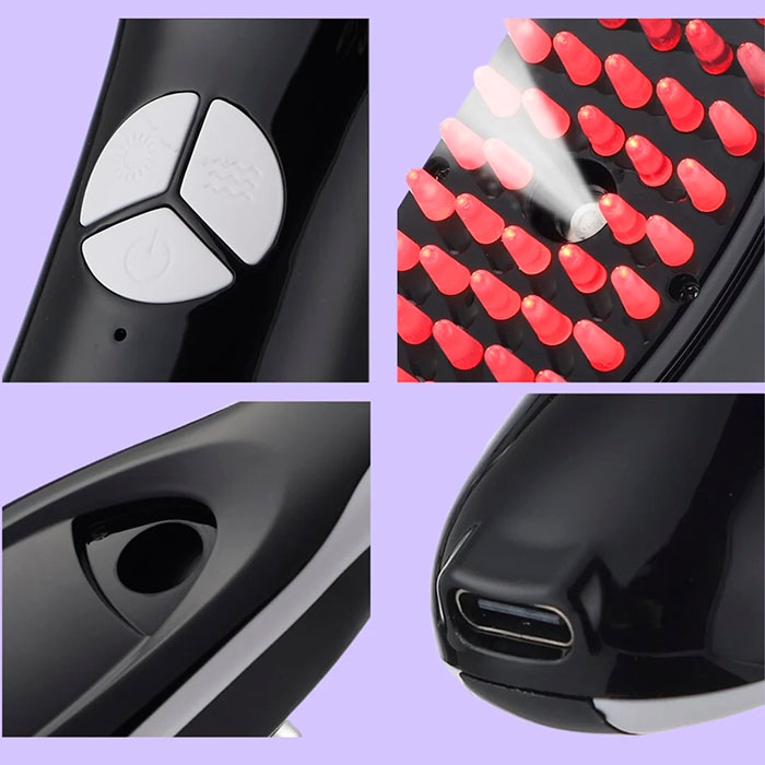 GrowthBrush, 4 in 1 therapeutic hair brush - Image 4