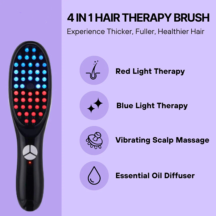 GrowthBrush, 4 in 1 therapeutic hair brush - Image 5