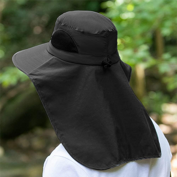 Sun hat with neck protection - Image 6