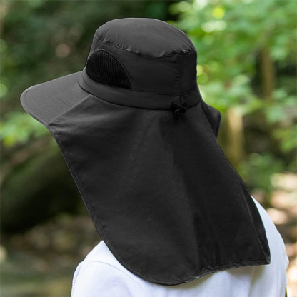 Sun hat with neck protection - Image 10