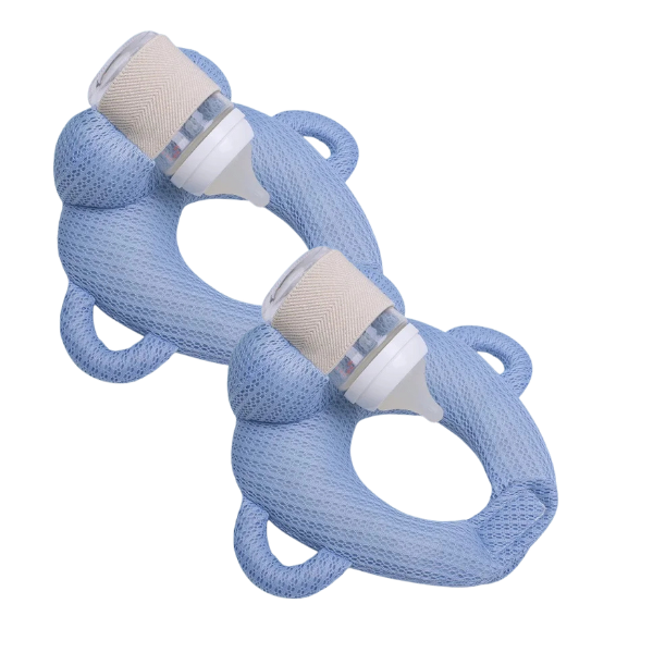 Baby feeding pillow with bottle holder - Image 5