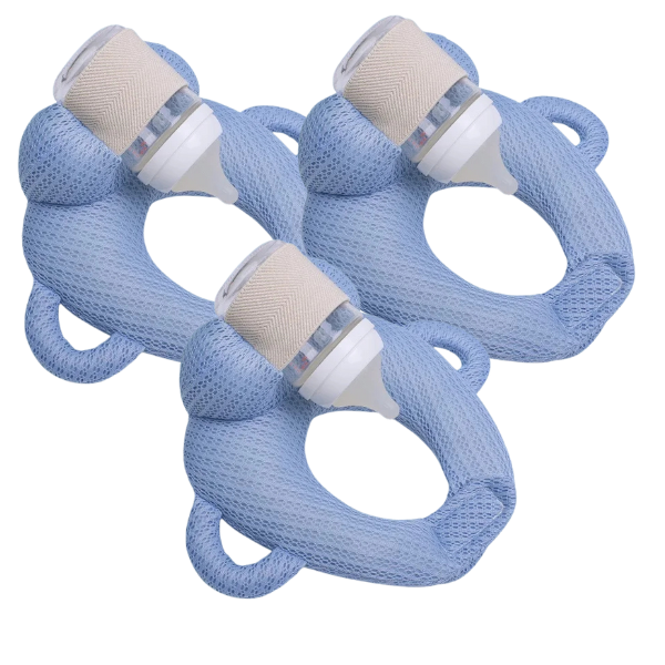 Baby feeding pillow with bottle holder - Image 6