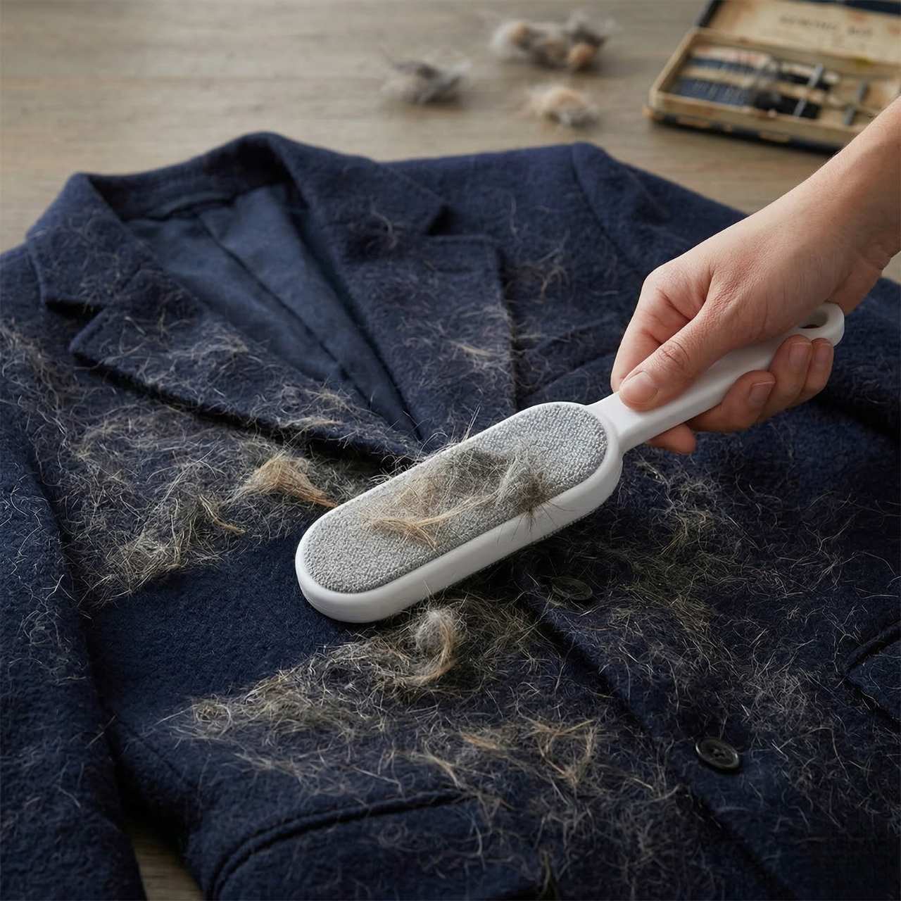Remove lint from fabrics