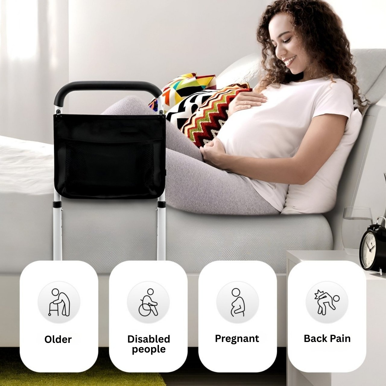 Built-in handy pouch that allows you to store a variety of essentials that are good to have close at hand.