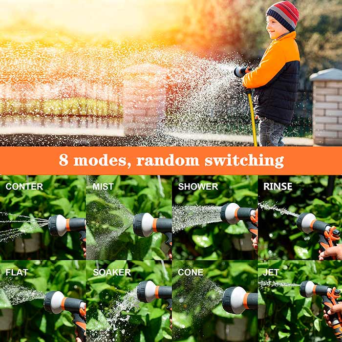 HoseSpray, Set with garden hose nozzle, hose connector and watering gun - Image 3
