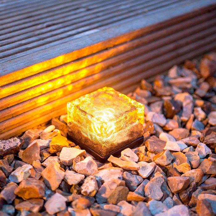 Garden lights are resistant to all weather conditions - rain, snow, wind and sleet!