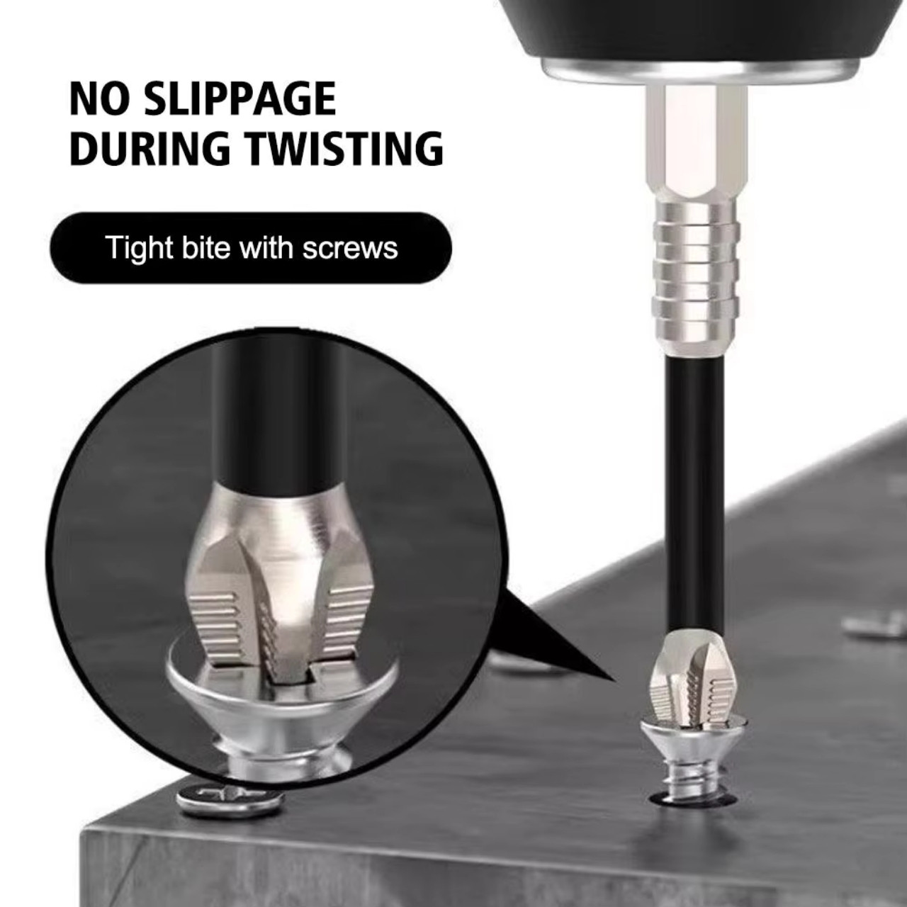 The special non-slip surface makes it safe to use even at higher torques and for more demanding tasks.