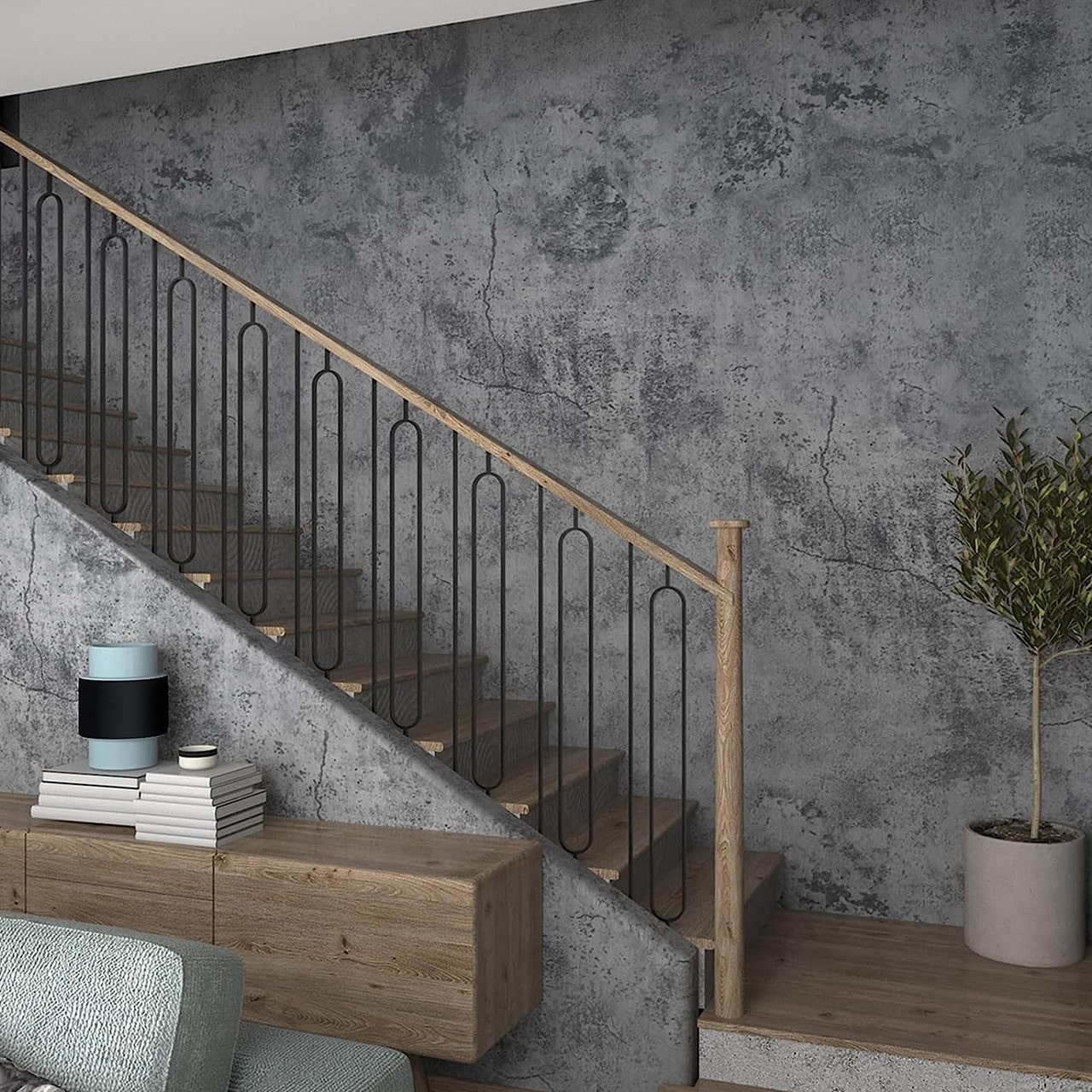 IndustrialWall, self-adhesive wallpaper with the look of concrete - Image 7