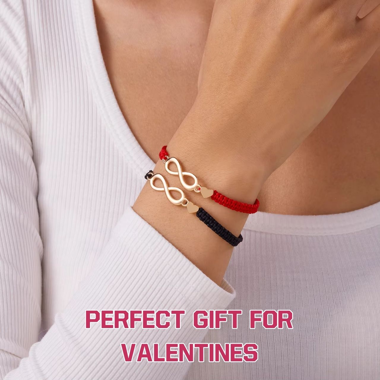 InfinityCharm, infinity symbol bracelets (2 pcs.) - Image 2