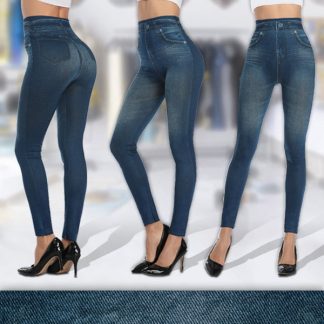 Shaping jeans-look leggings - Image 5