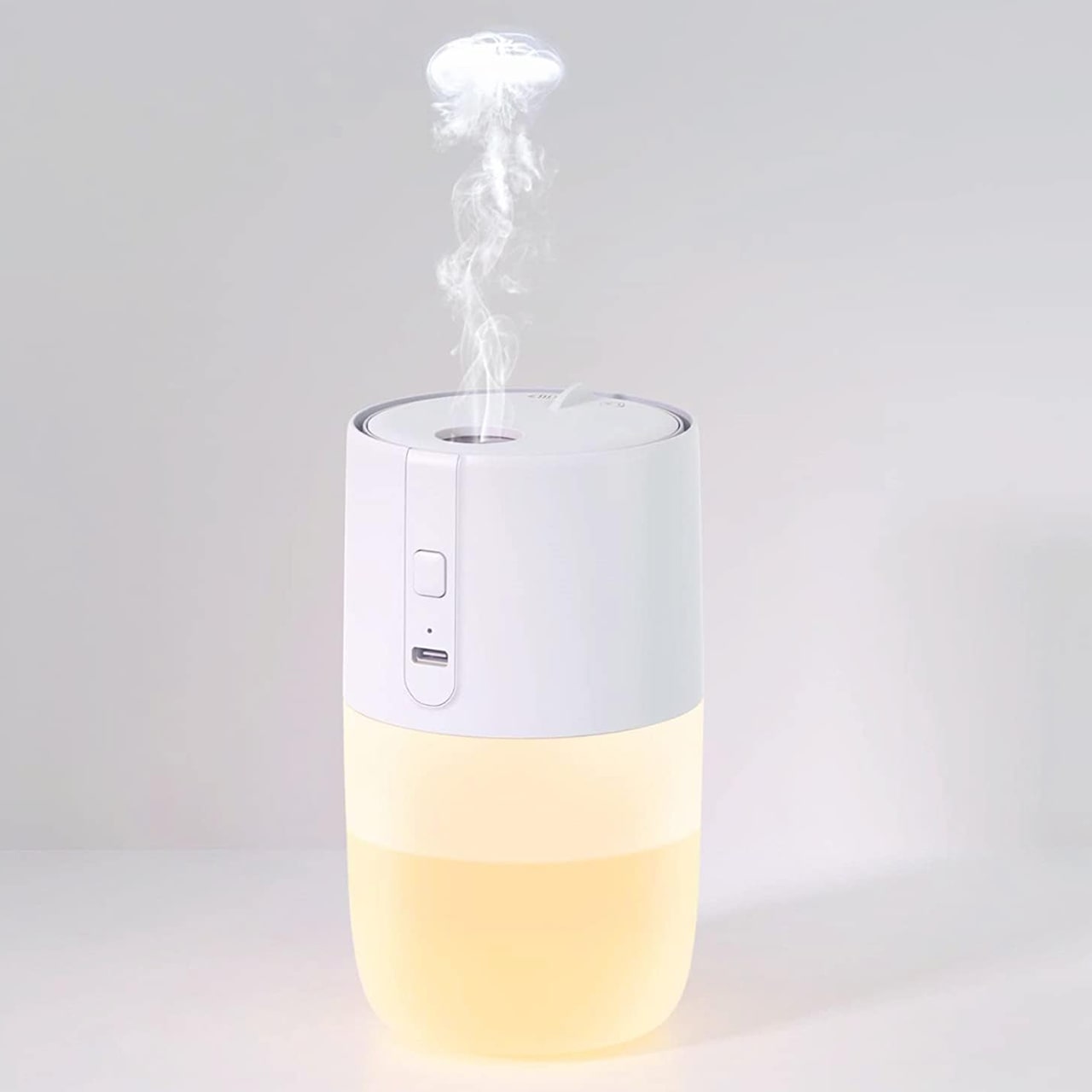Soothing LED lighting for relaxed evenings.