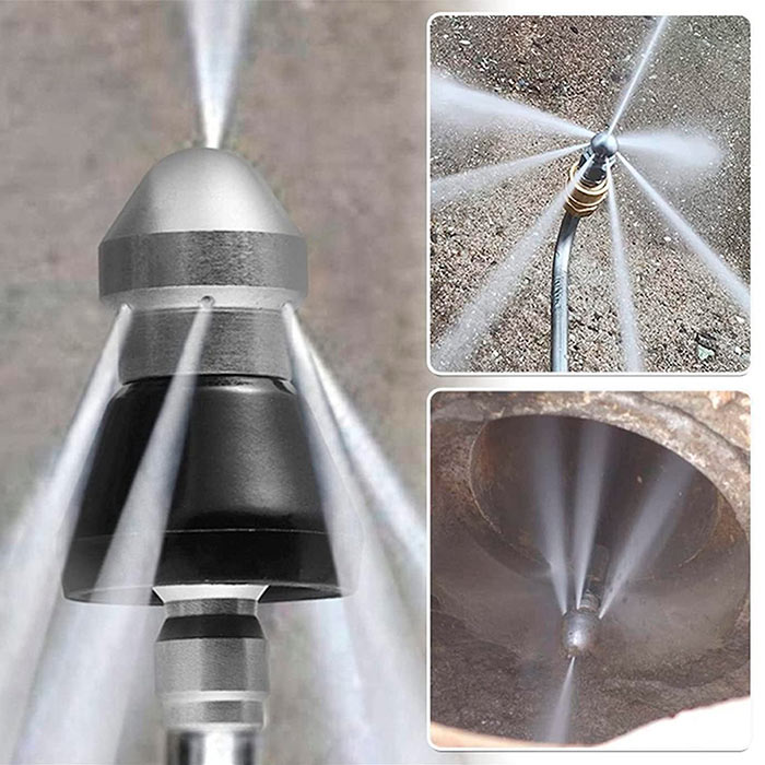 The water pipe cleaner will thoroughly clean all the grease and dirt that accumulates in your drains!