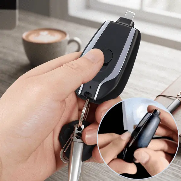 Mini portable phone charger, KeyCharger
